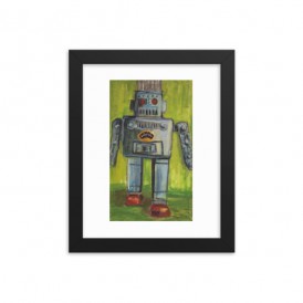 Peptometer Robot Framed poster