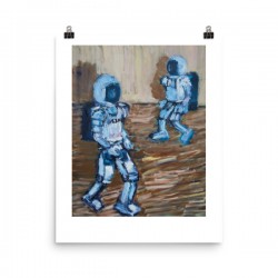 Unsure Robot Poster