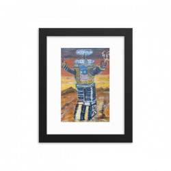 Marz Robot Framed poster