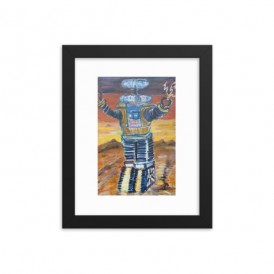 Marz Robot Framed poster