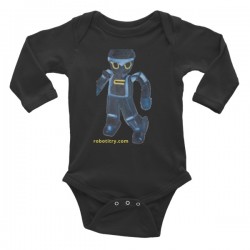 Harmless Robot Infant Long Sleeve Bodysuit by Robotitry.com