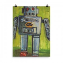 Peptometer Robot Photo Poster