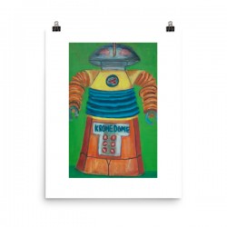 Krome Dome Robot Poster