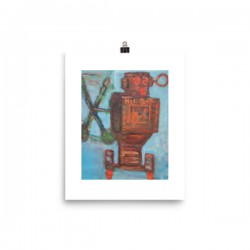 Helibot Robot Poster