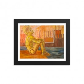 Robot Visions Framed poster