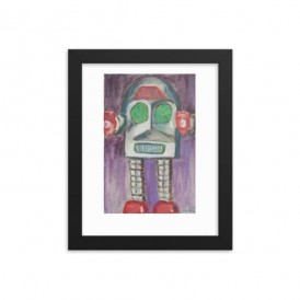 Lime-Bot Framed poster