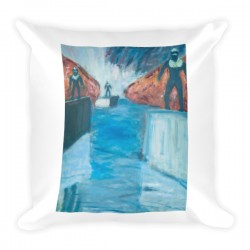 Asimov Bots Square Pillow